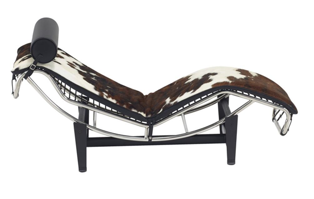 Sillón de diseño chaise longue piel de pony Corbus
