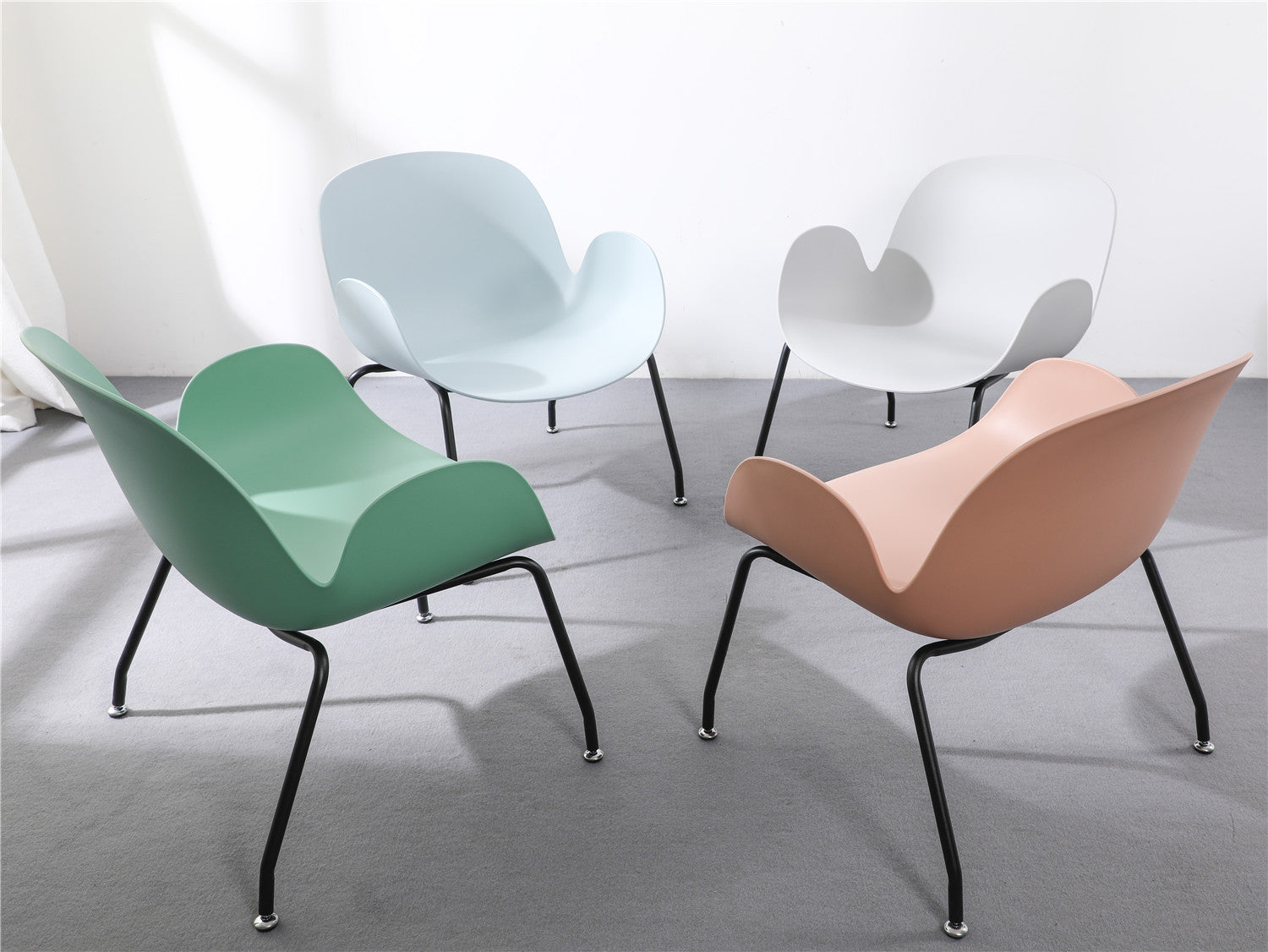 Sillón de sala de espera polipropileno Leon