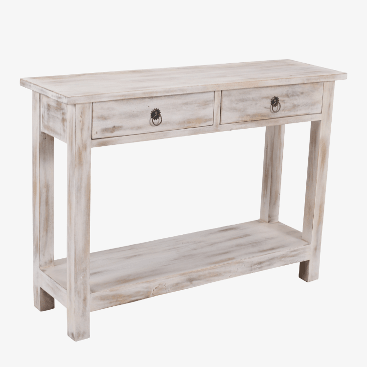 Mesa Consola Elma de Madera de Mango Natural 120 cm - Vintahome