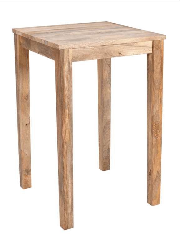 Mesa de bar alta madera de mango Ponty - Vintahome