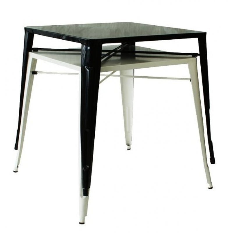 Mesa de comedor industrial apilable Tolux - Vintahome
#color_Negro