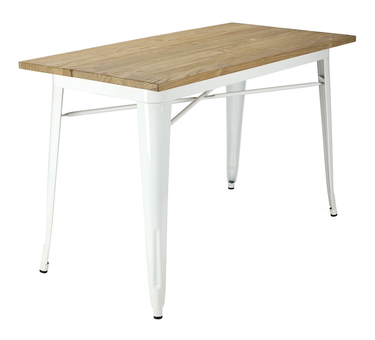 Mesa Estilo Tolix Madera clara 120