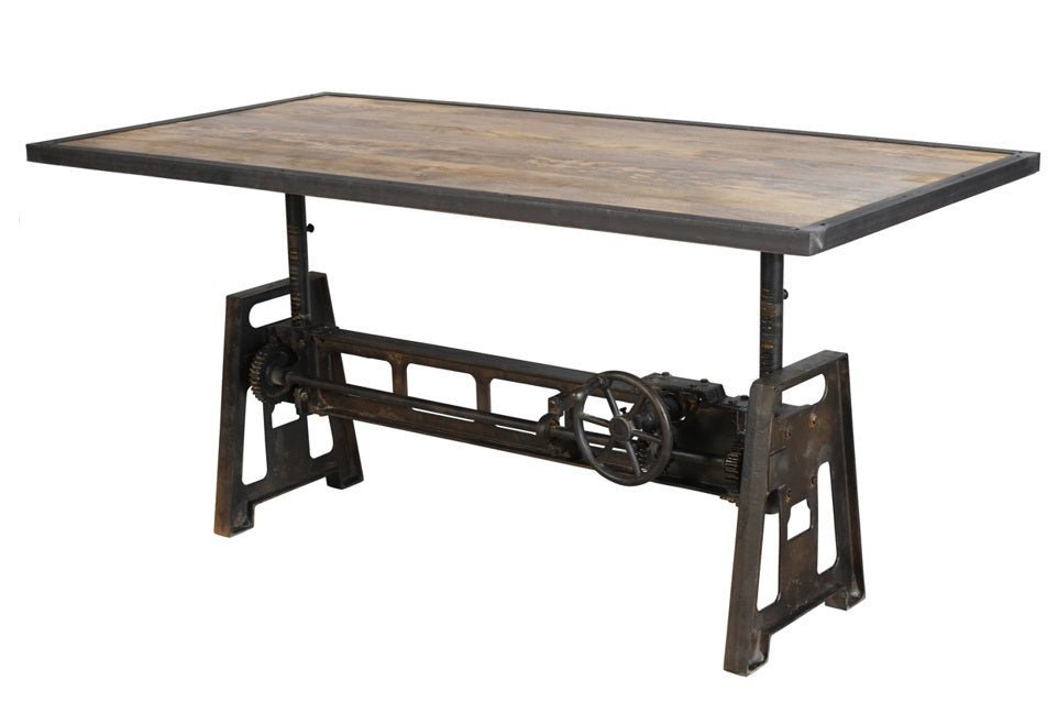 Mesa industrial elevable 200x100 cms Aswan - Vintahome