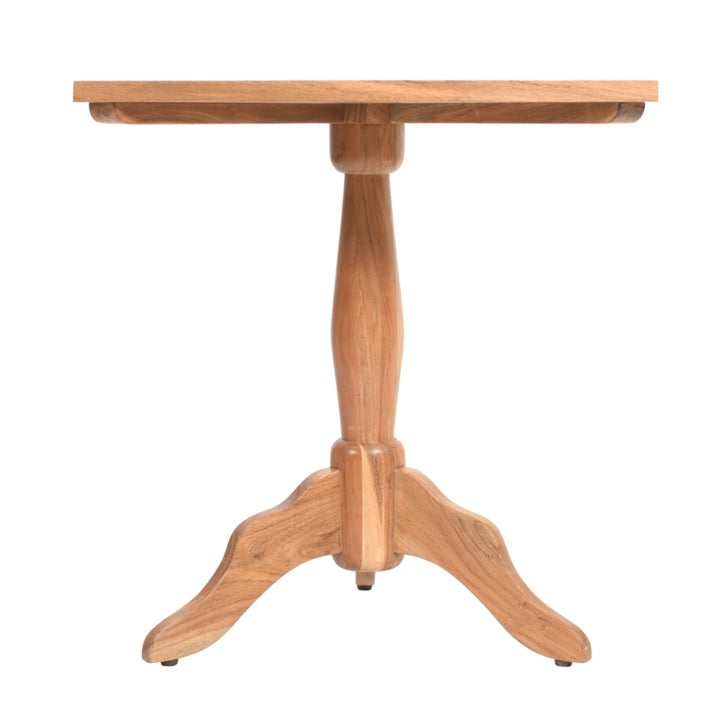 Mesa de bar cuadrada 70x70 madera acacia Tily