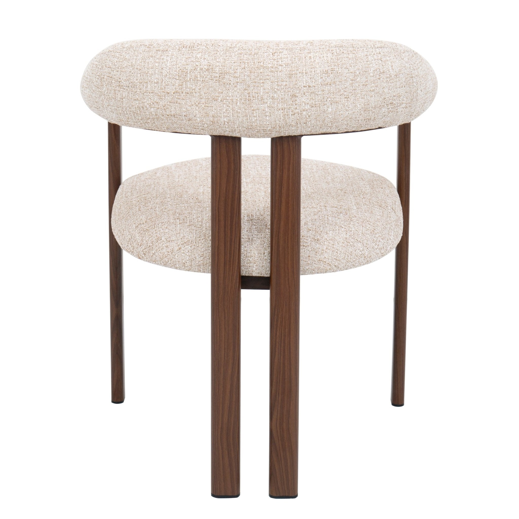 Silla de comedor escandinavo con brazos HYGGE Tapizado - Vintahome