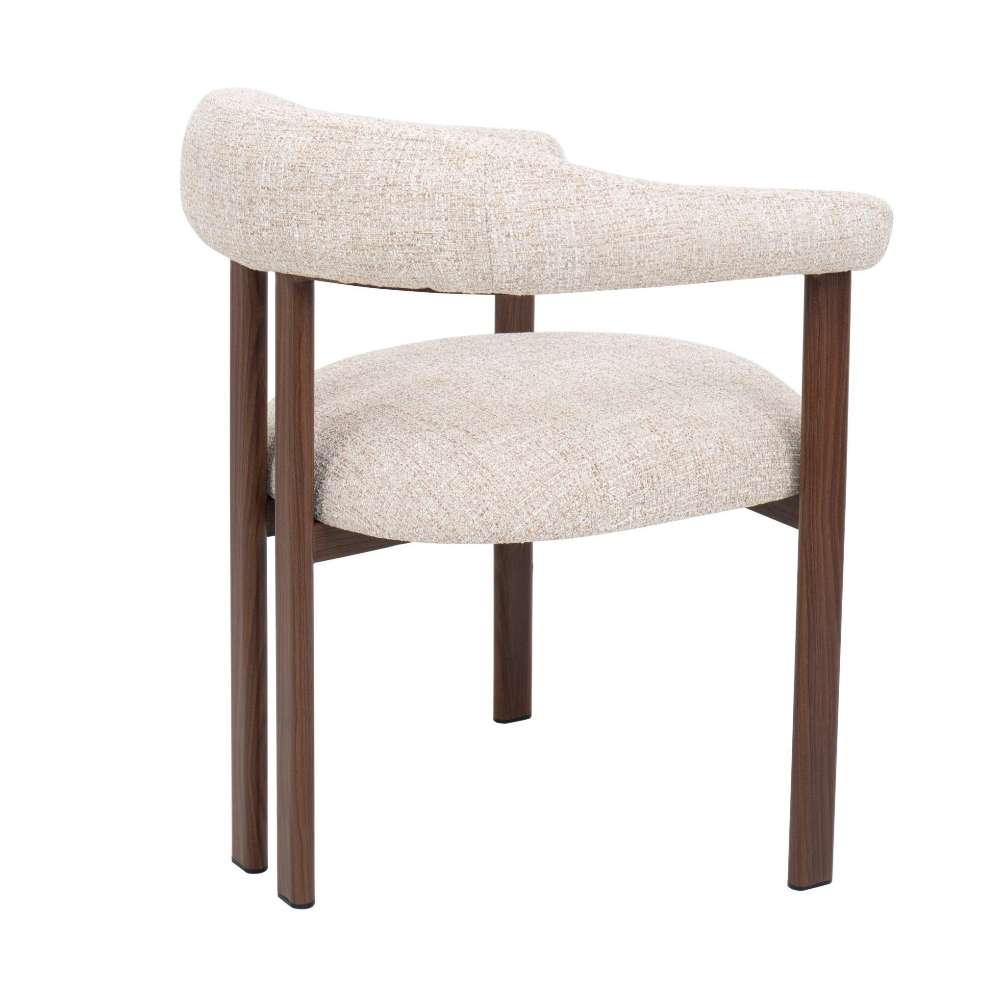 Silla de comedor escandinavo con brazos HYGGE Tapizado - Vintahome