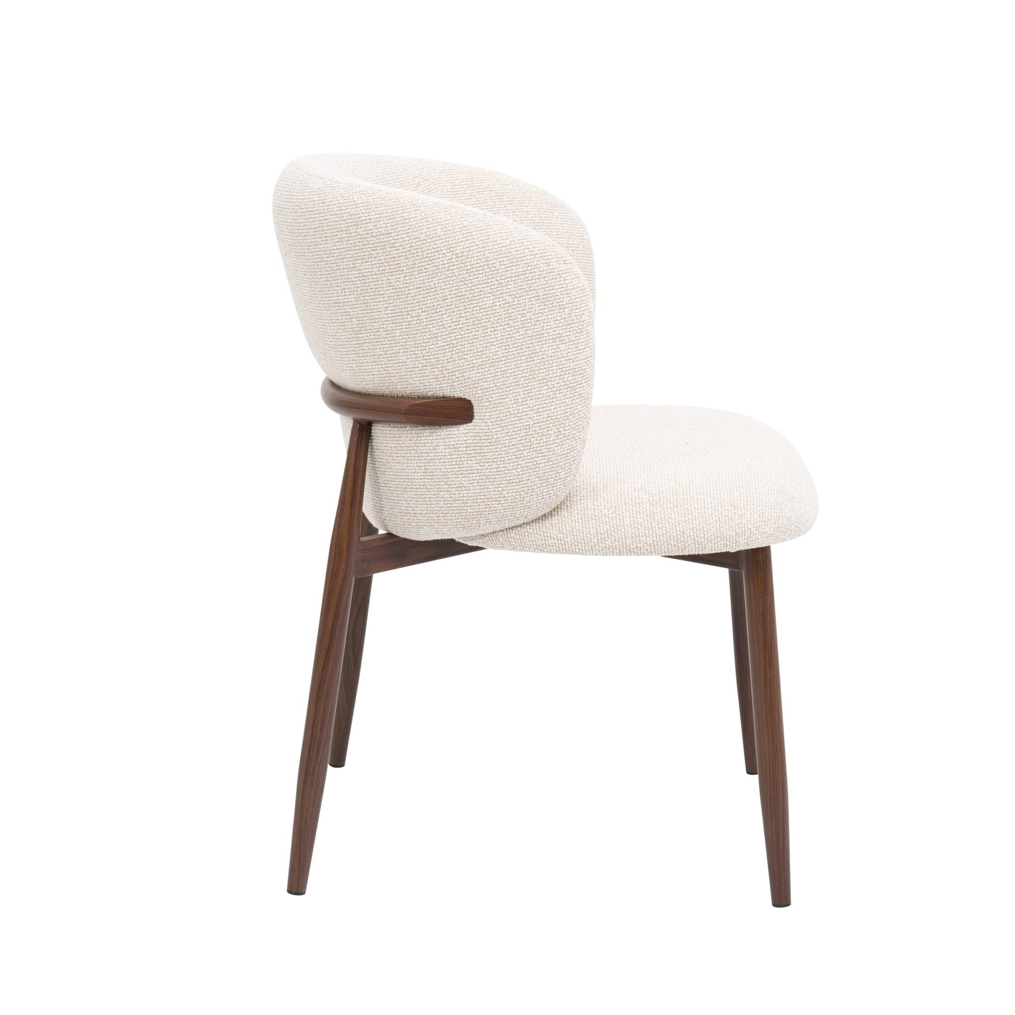 Silla de comedor nórdica Celia tapizada - Vintahome