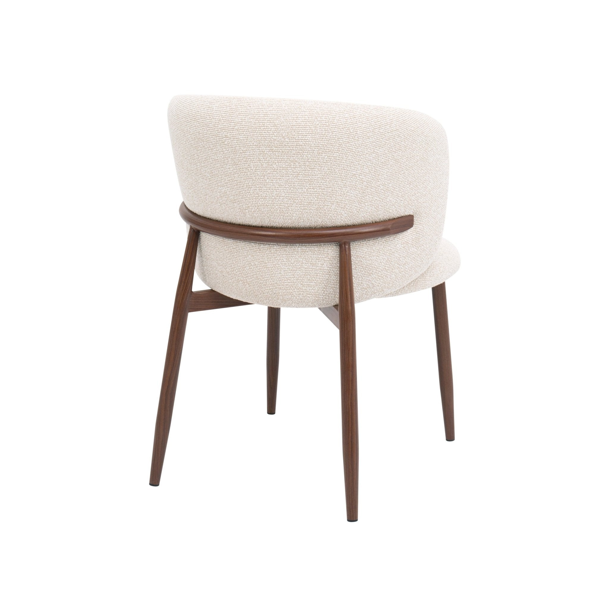 Silla de comedor nórdica Celia tapizada - Vintahome