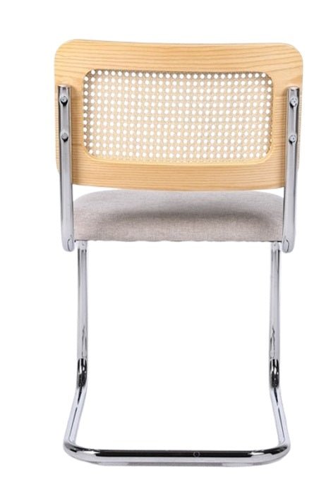 Silla de comedor ratán y tapizada Ninfa - Vintahome