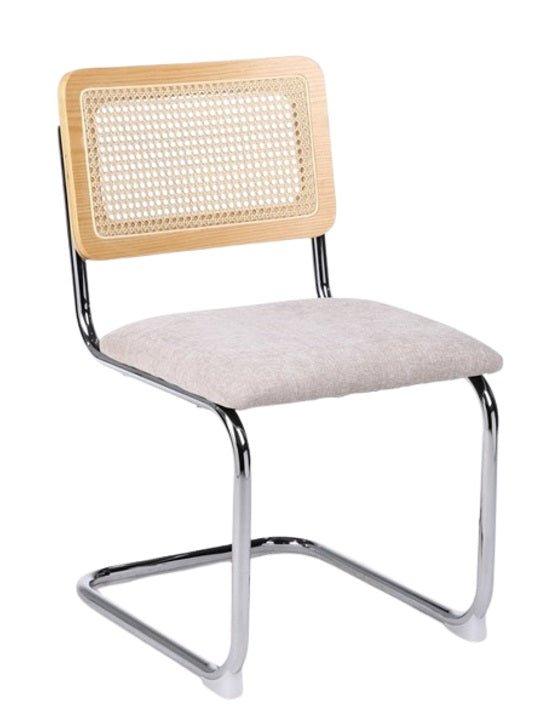 Silla de comedor ratán y tapizada Ninfa - Vintahome