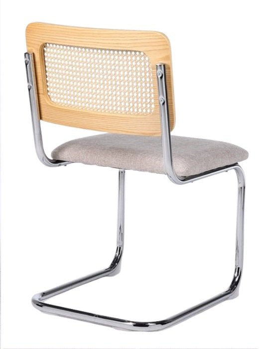 Silla de comedor ratán y tapizada Ninfa - Vintahome