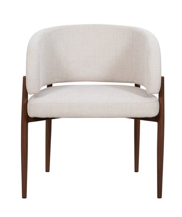 Silla de comedor reposabrazos tapizada Billy