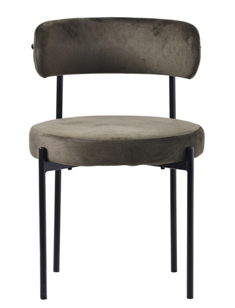 Silla de comedor terciopelo Marina