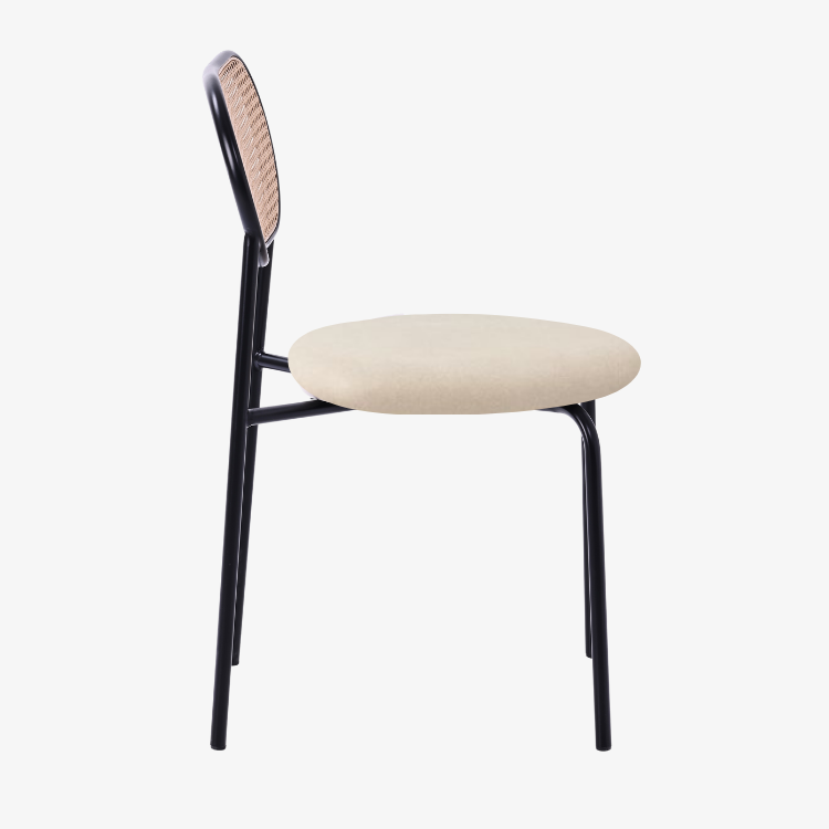 Silla de comedor ratán Inova beige