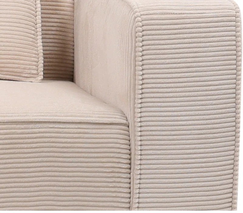 Sofá LUNO pana ancha crudo