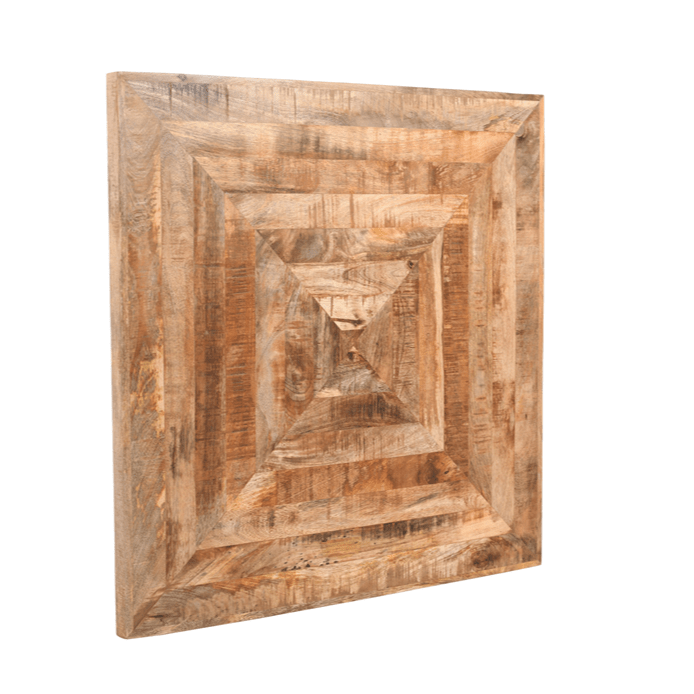 Tablero de mesa de 80x80 madera de mango - Vintahome