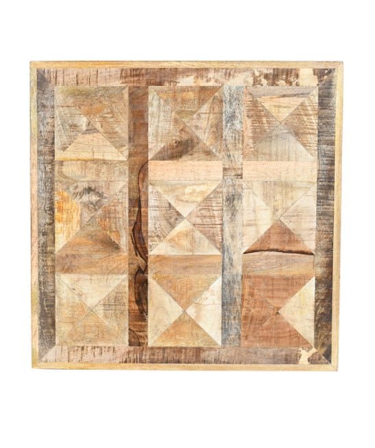Tablero de mesa vintage madera mango Malta 70x70 cm