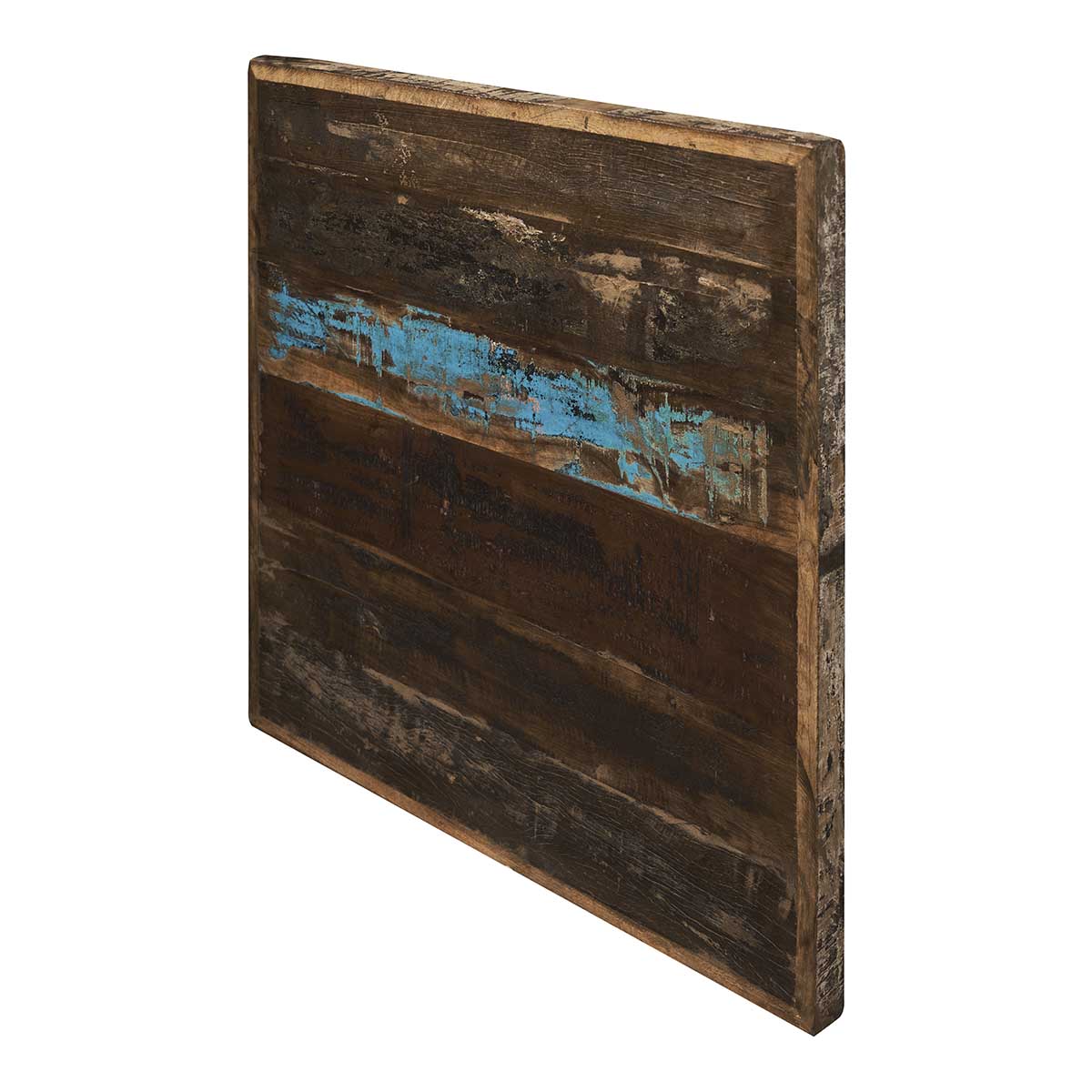 Tablero de mesa vintage Moy 70x70 maderas recicladas