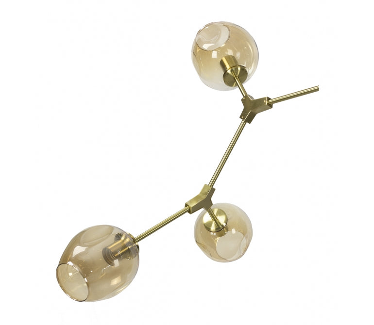 Lustre de suspensão Chandelier Adel 9 ouro