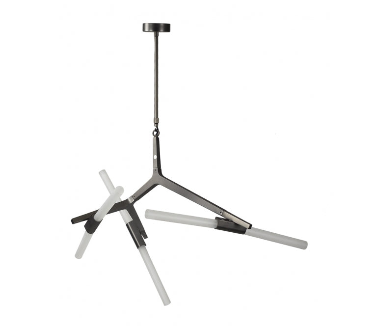 Lampada a sospensione design grigio Palma 6