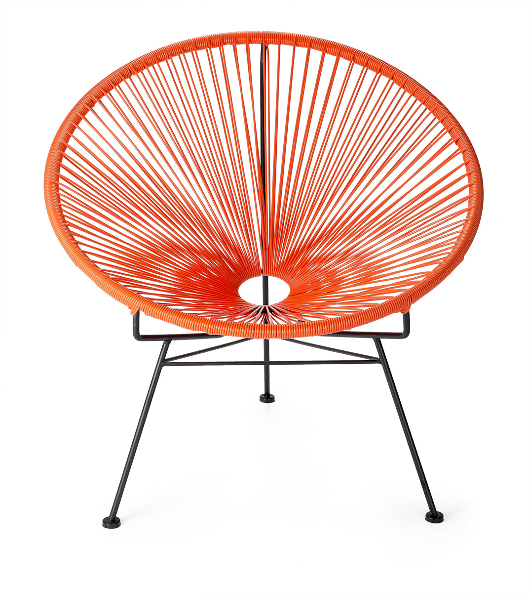 Acapulco Chaise ronde orange