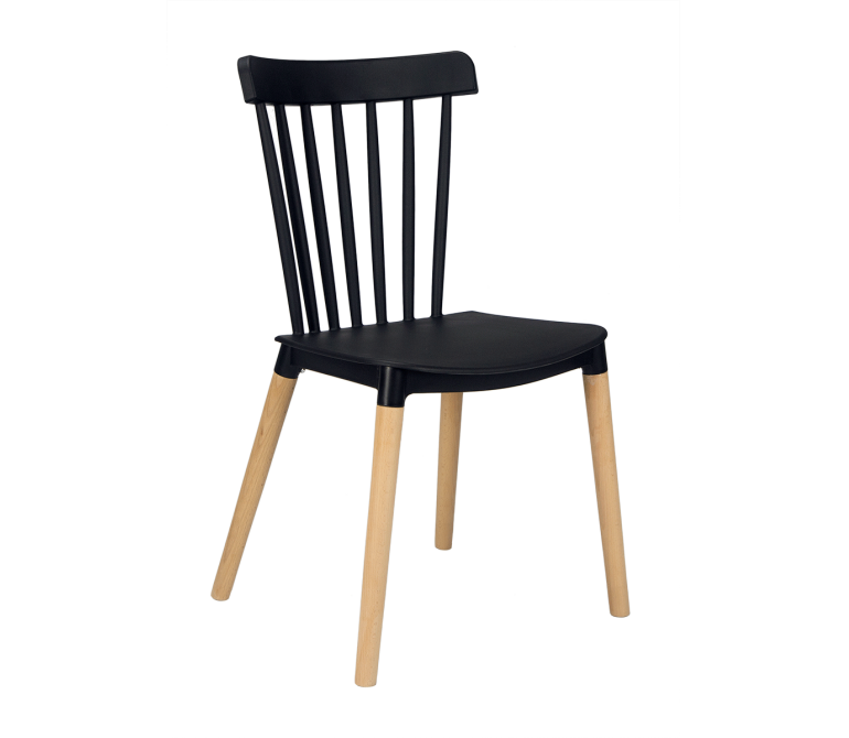 Silla de comedor nórdica polipropileno Mirtel