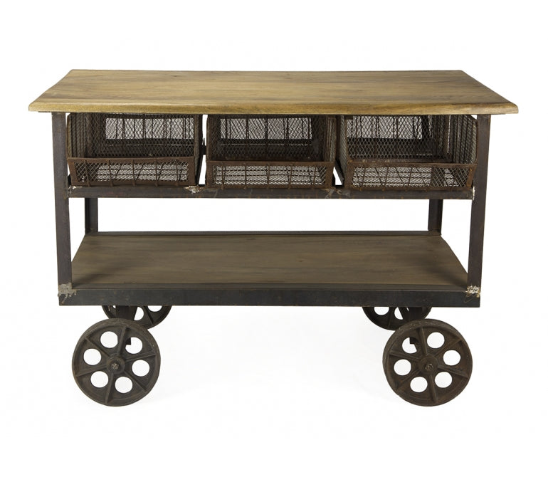 Carro Isla industrial 6 cajones