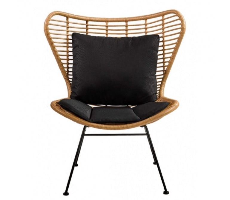 Chaise en rotin synthétique Tula