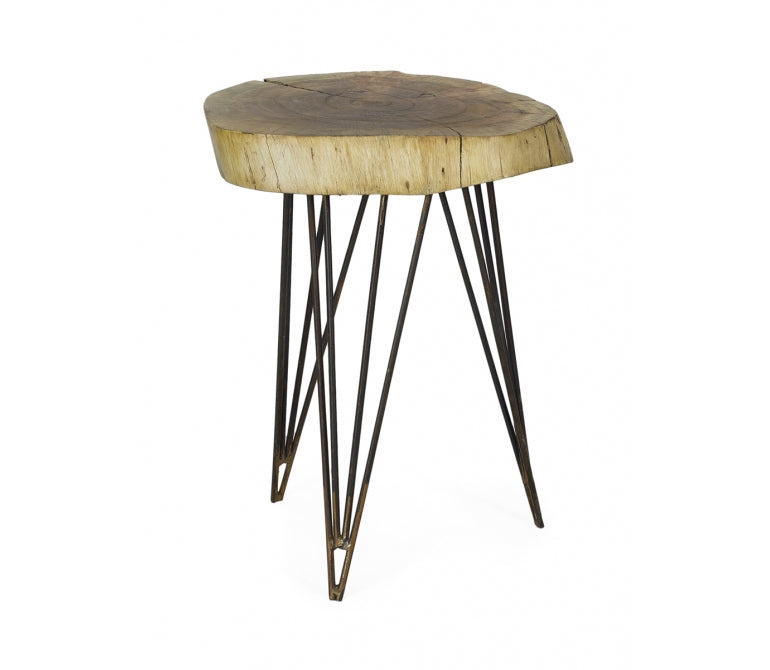 Table d'appoint vintage Tronco