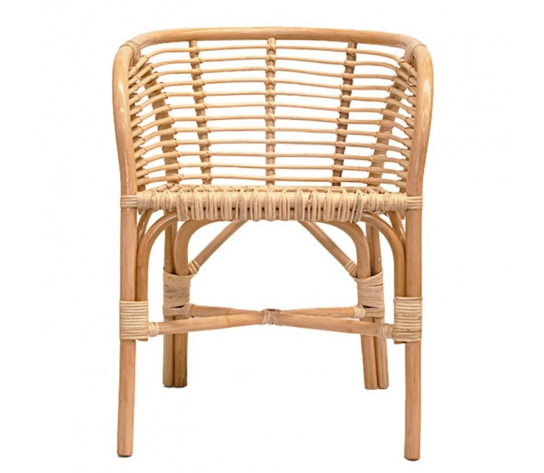Fauteuil en rotin naturel tressé Molins