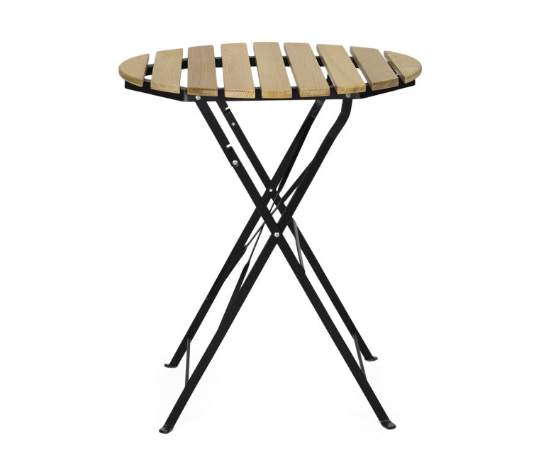 Bistro stijl houten tuintafel