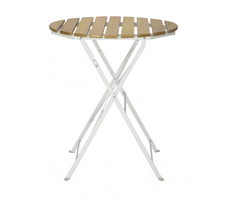 Bistro stijl houten tuintafel