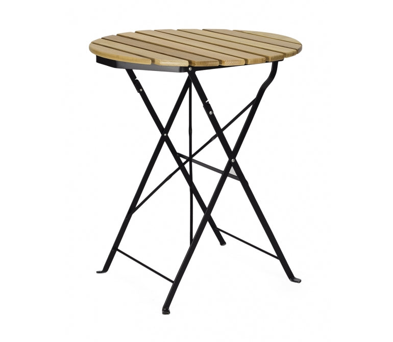 Bistro stijl houten tuintafel