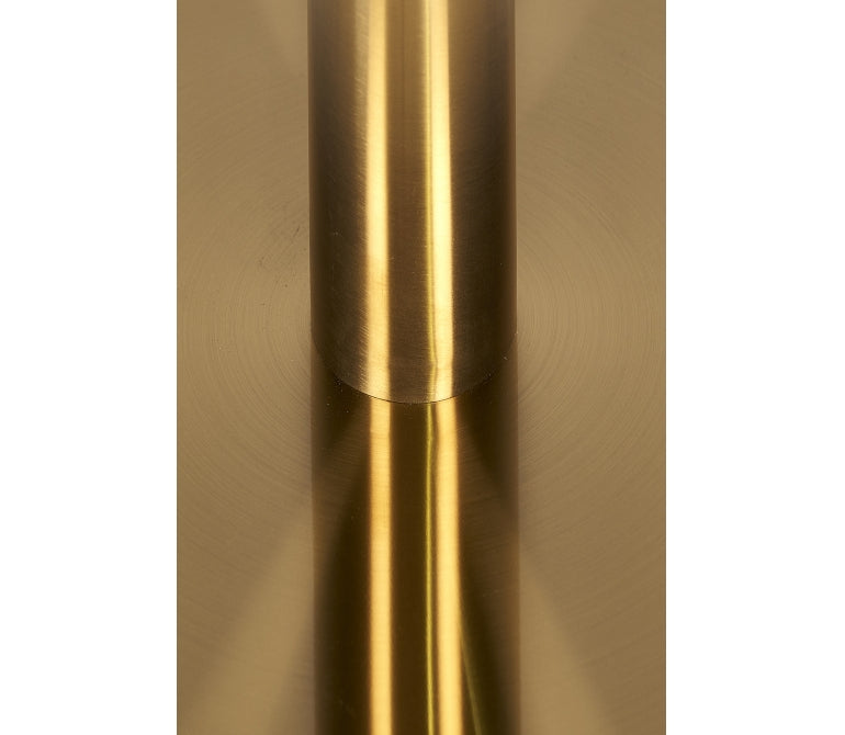 Tavolo bar base oro con piano quadrato in marmo verde 70x70