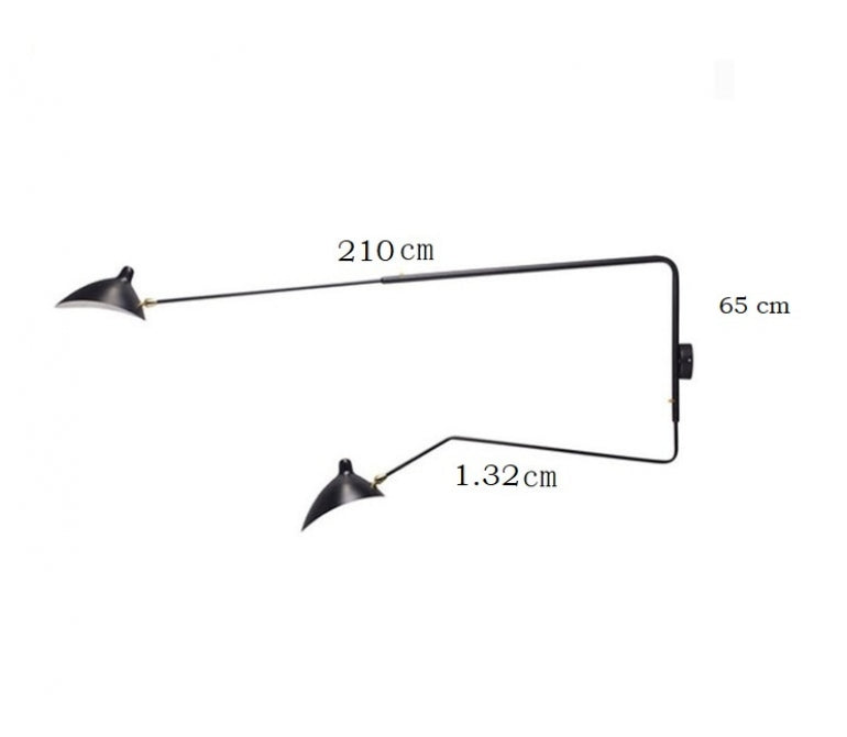Lámpara de aplique diseño Sergent two