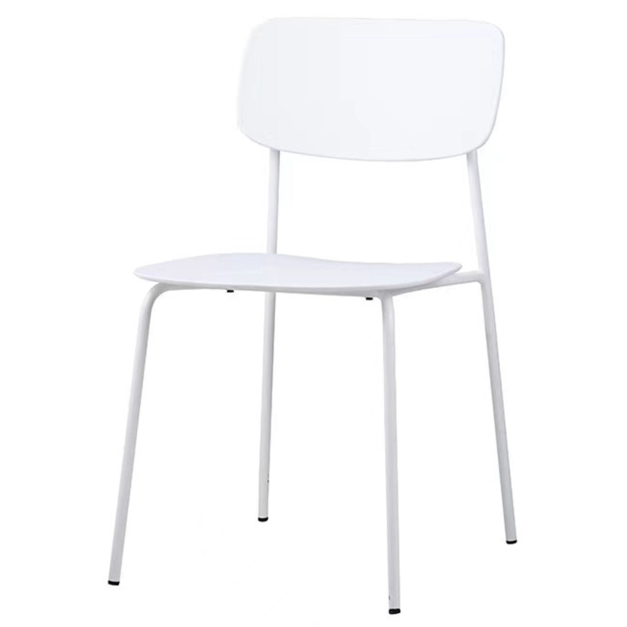 Silla de comedor apilable Vera blanca