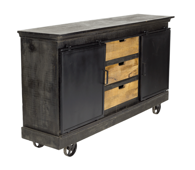 Credenza industriale vintage Sotres