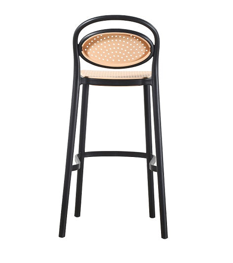 Sgabello alto impilabile in polipropilene Lara