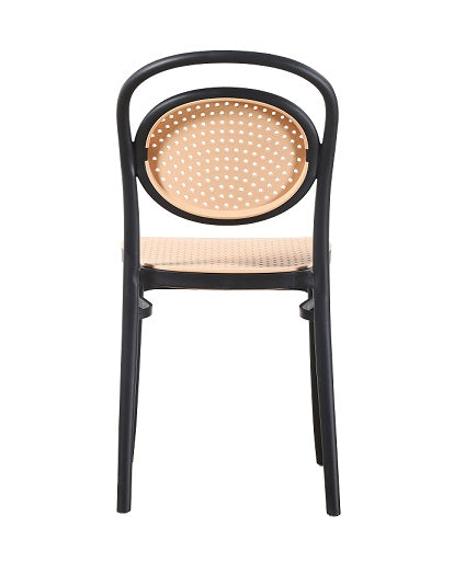 Chaise de salle à manger empilable en polypropylène Lara