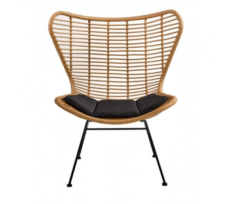 Chaise en rotin synthétique Tula