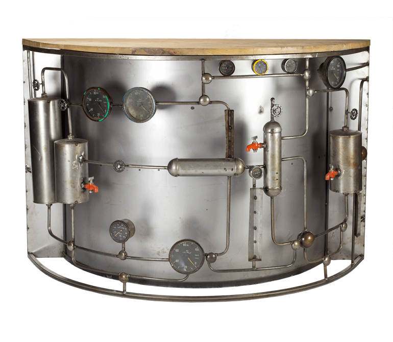 Mostrador barra Tuberia a presion