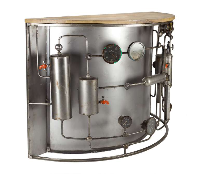 Mostrador barra Tuberia a presion