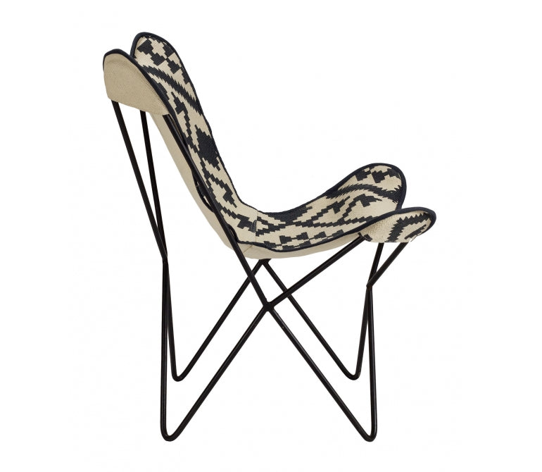 Sedia a farfalla indiana