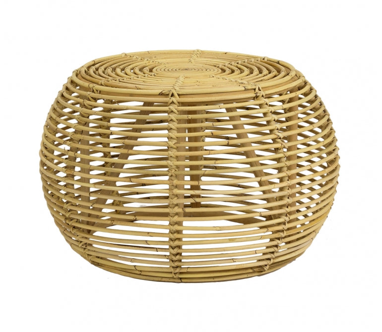 Table basse en rotin naturel Sansa