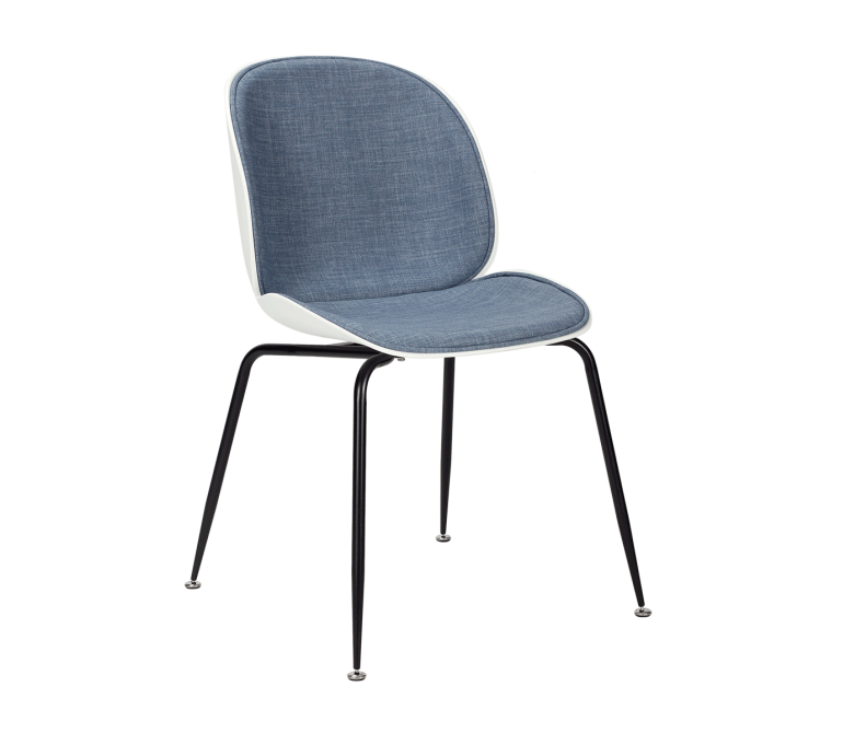 Glimer gestoffeerde eetkamerstoel