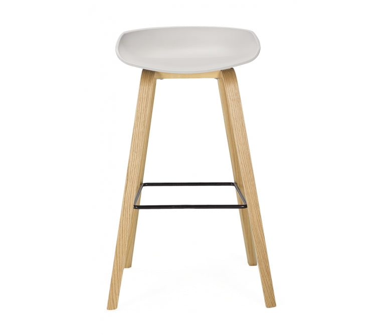 Sgabello da bar Dil grigio nordico