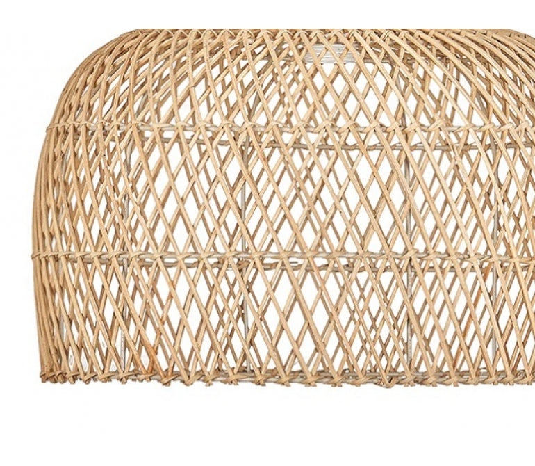 Lampada da soffitto in rattan Shamara 39 cm