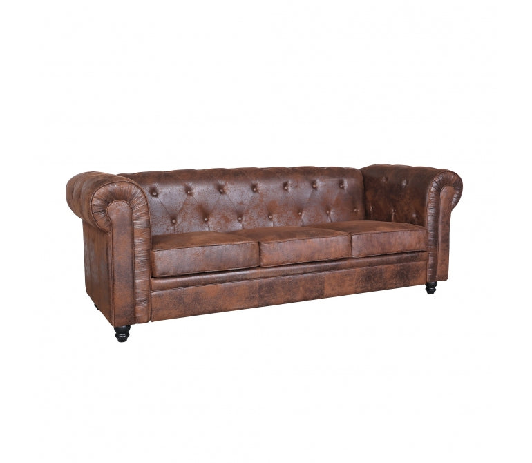 Sofá chester microgamuza 3 plazas