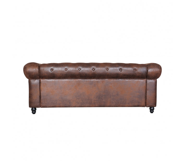 Divano Chester a 3 posti in micro-camoscio