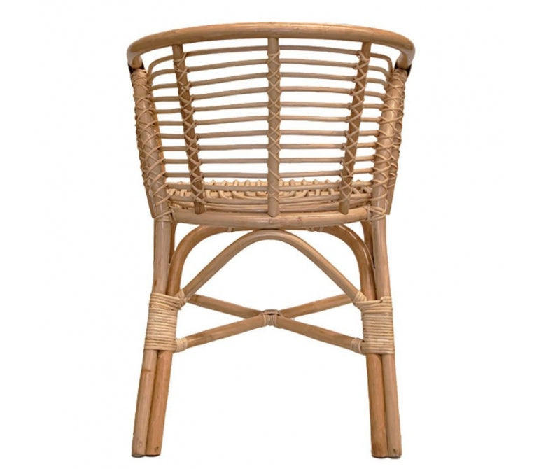 Fauteuil en rotin naturel tressé Molins